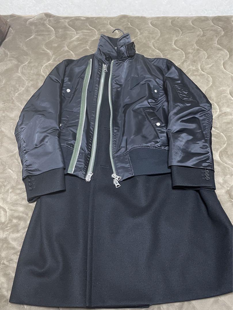 sacai 22aw mixコート