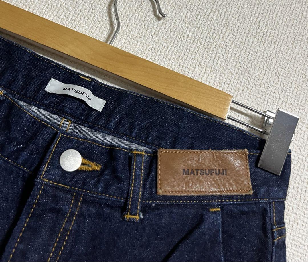 パンツ MATSUFUJI Denim Slim Straight Trousers