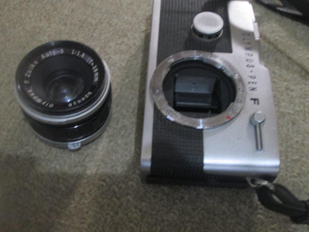 レア　OLIMPUS-PEN F　オリンパス　ハーフカメラ　中古　基本機能動作品