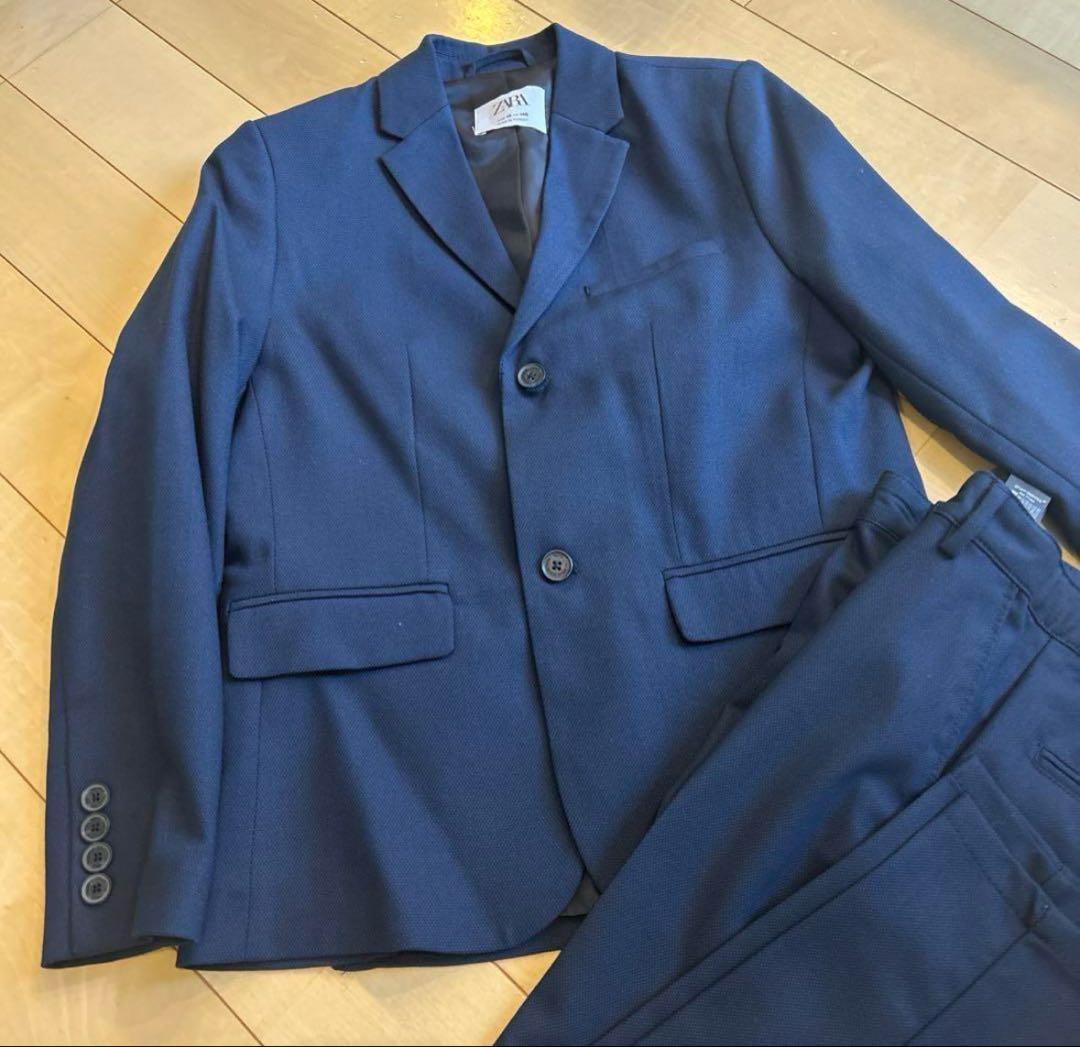 ネイビー スーツ 2点セット