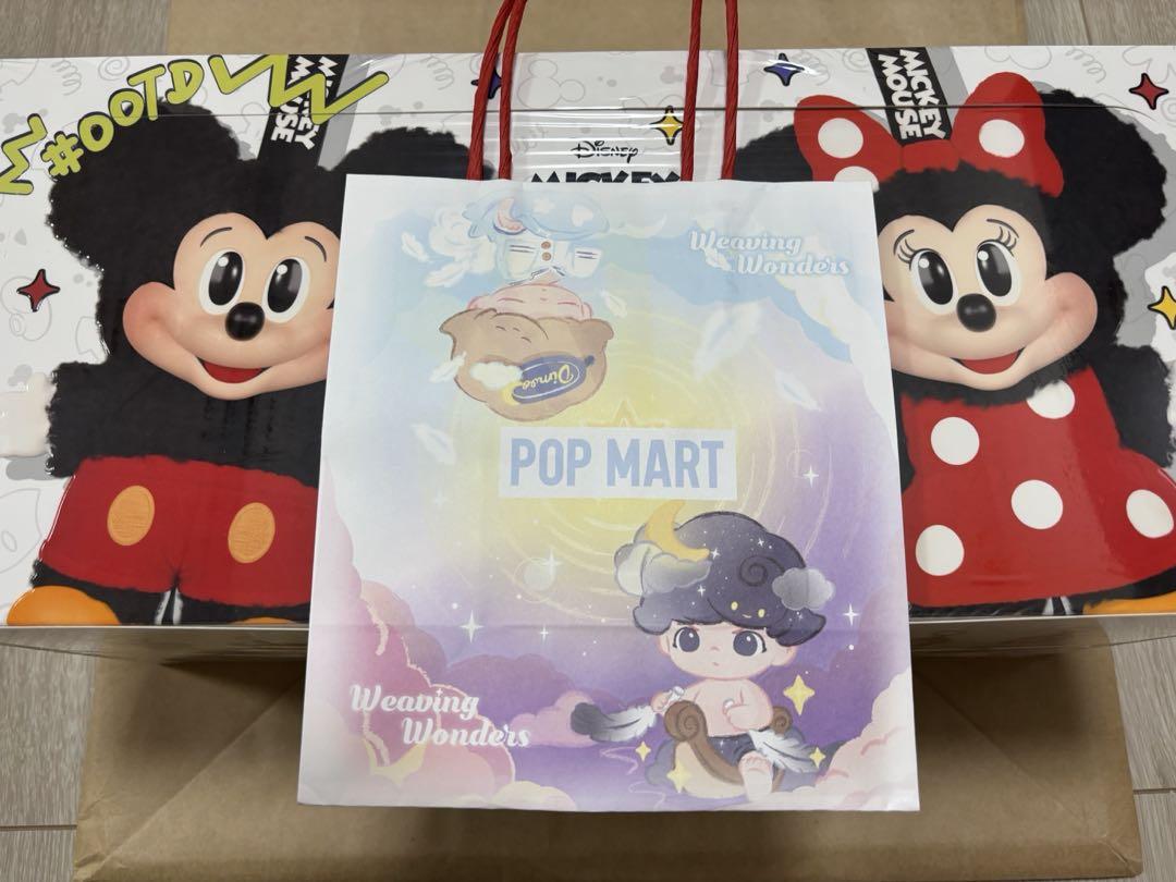 ラブブ（LABUBU）DISNEY ミッキーファミリー 未開封　購入証明有