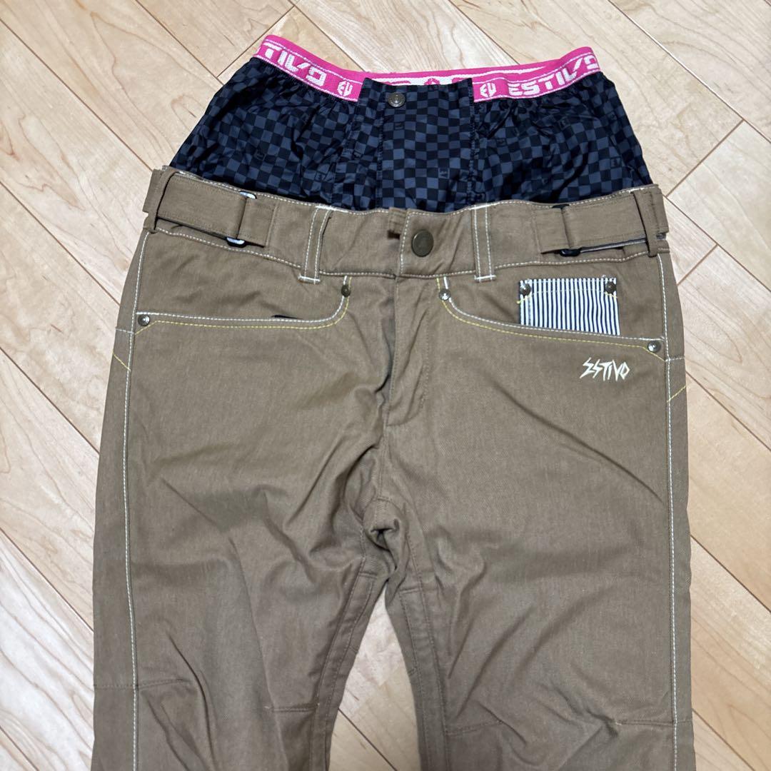 【美品】　ESTIVO エスティボ　スノーボード　スノボ　ウェア　パンツ