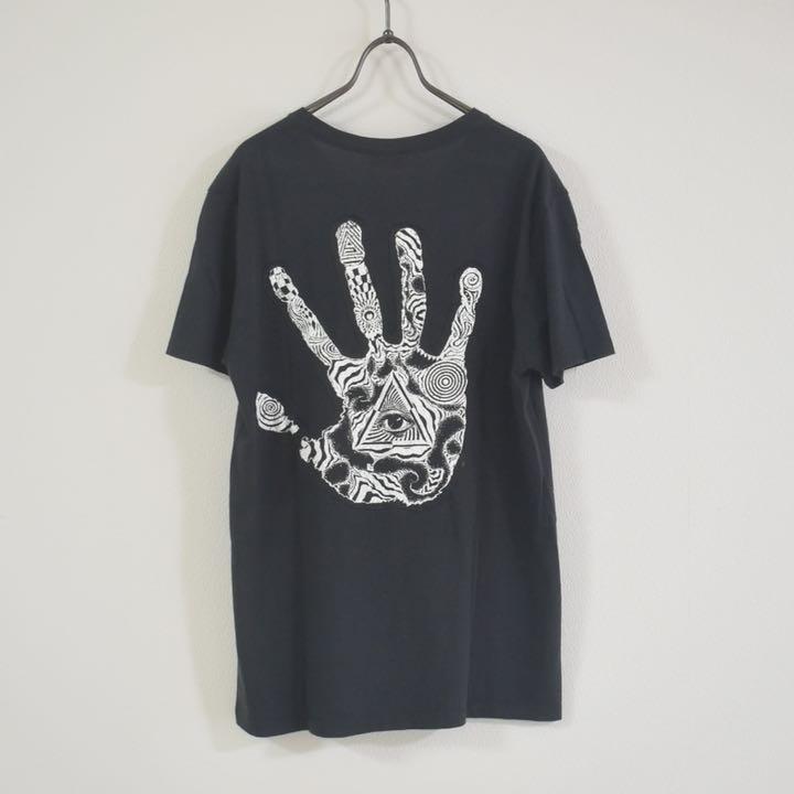 通販爆買い AMBUS VERBAL モノアイ フリーメーソン eOSVf-m83550343097 Tシャツ 一点物 カスタム 人気爆買い