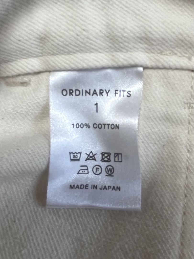 Ordinary Fits ジェームズパンツ エクリュ