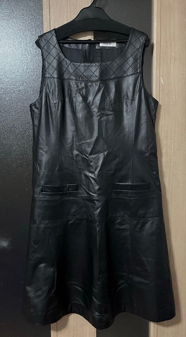 INGEBORG 羊革 ジャンパースカートM INGEBORG