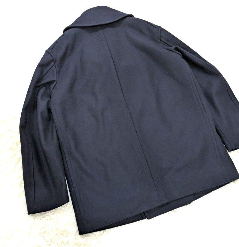 UNIQLO ＋J　ウールブレンド オーバーサイズピーコート　XL　ネイビー