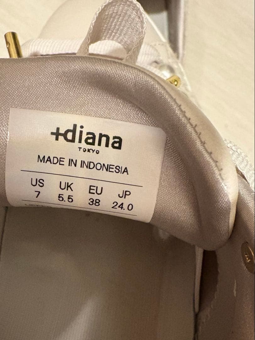 【美品】プラスダイアナ パール ツイード スニーカー 【美品】プラスダイアナ パール ツイード スニーカー