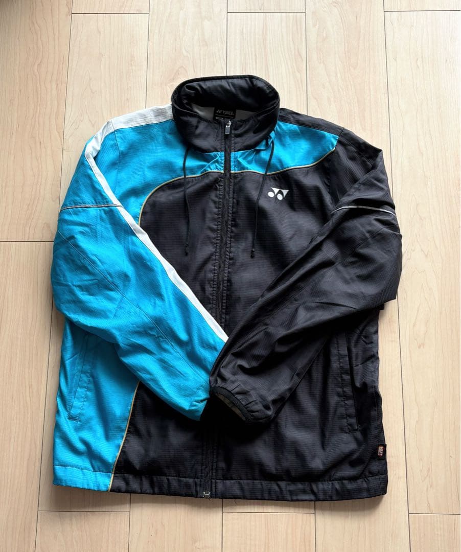YONEX ウインドブレーカー Mサイズ 黒/青