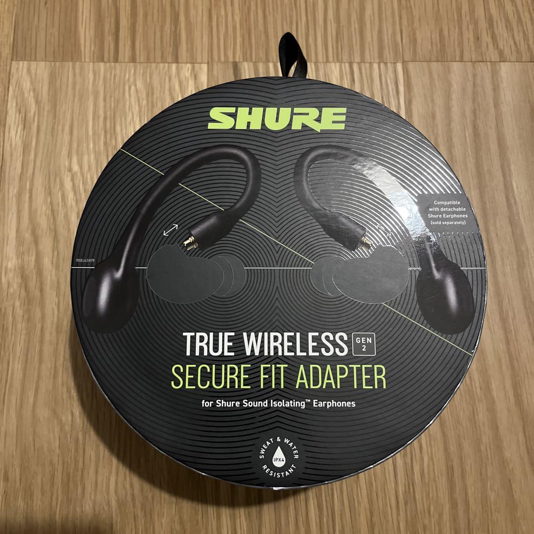 SHURE TRUE WIRELESS ワイヤレスイヤホン　ADAPTERSECU