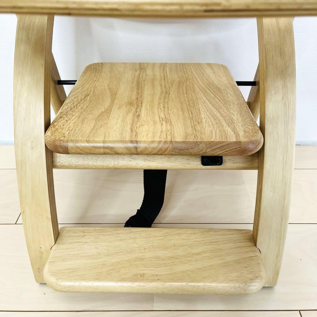 美品　大和屋　アーチ　木製　ローチェアⅢ ナチュラル　送料込み