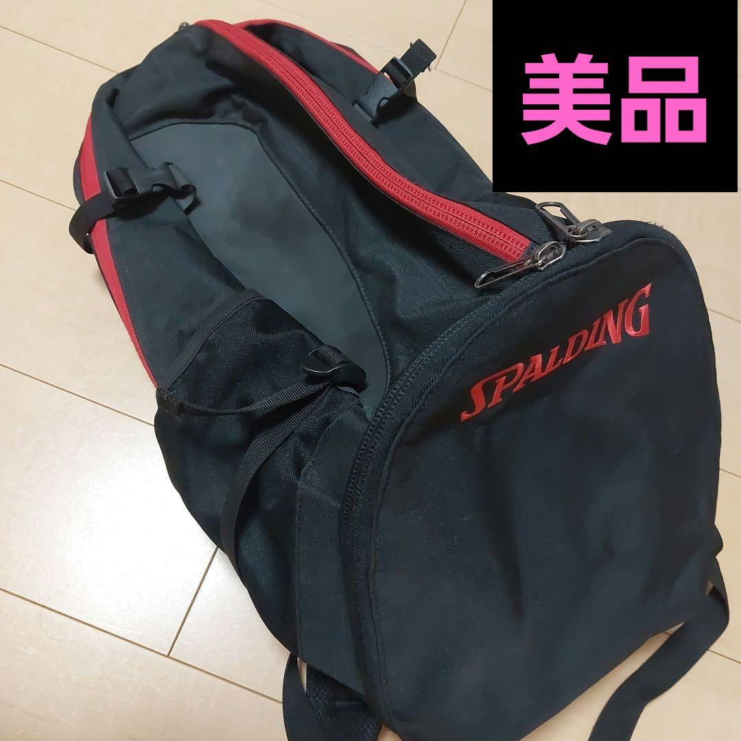 SPALDING　バッグ ブラック/レッド