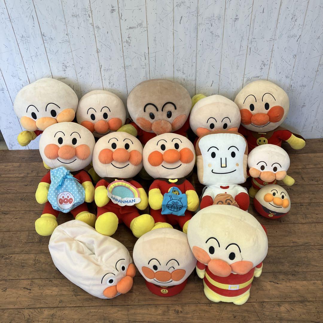 アンパンマン ぬいぐるみ 大量まとめ売り 14体 人形 ティッシュケース 玩具