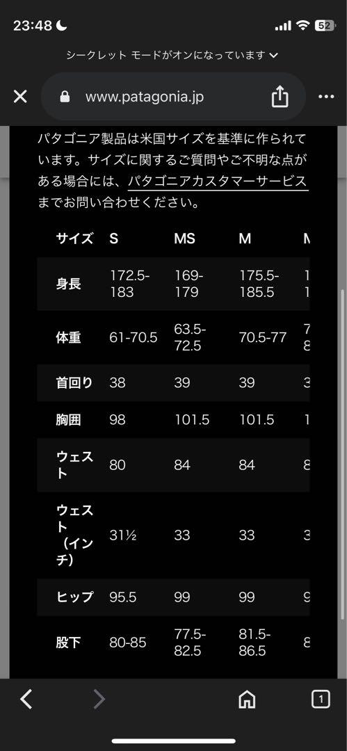 S*.様 【美品】patagonia R2ウェットスーツMSサイズ