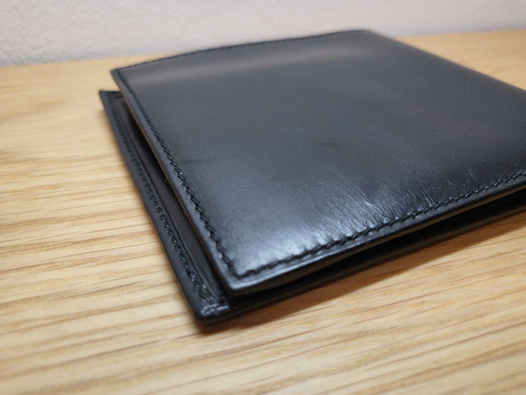 GUCCI グッチ 2つ折り財布 レザー BLACK メンズ