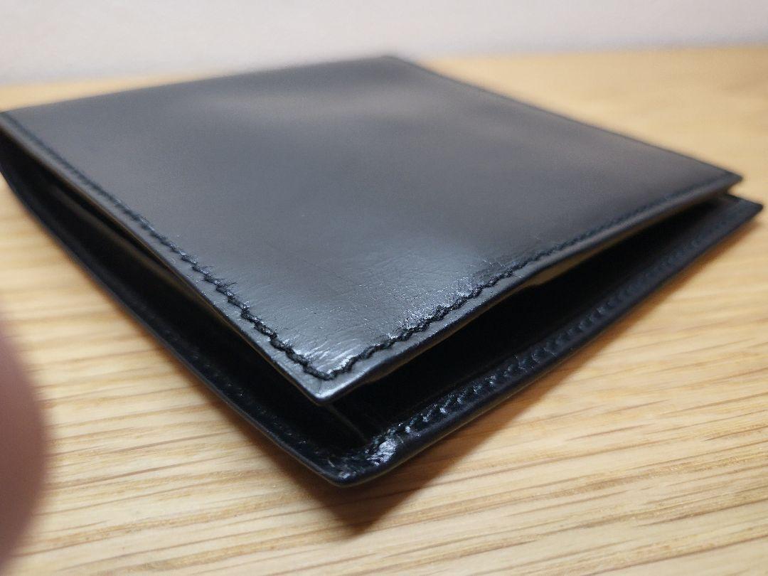 GUCCI グッチ 2つ折り財布 レザー BLACK メンズ