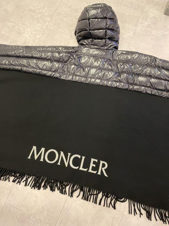 楽天市場】モンクレール MONCLER ストール ポンチョ 袖ダウン