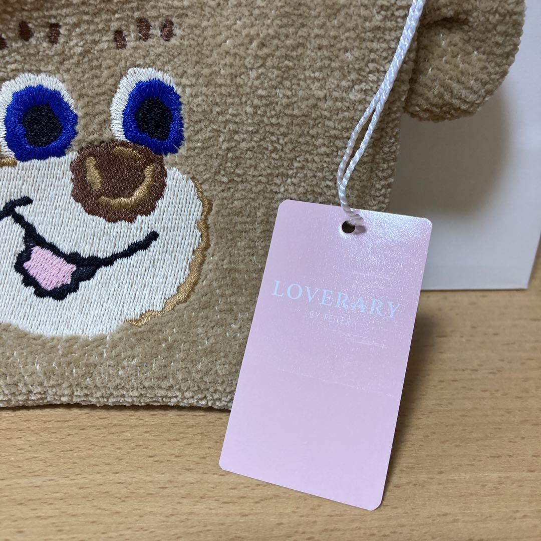ラブラリー❣️ドアップテディ❣️耳付き巾着❣️新品タグ付