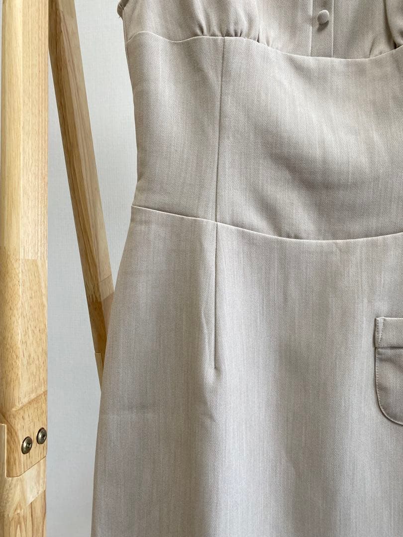 andmary Navi ribbon long dress