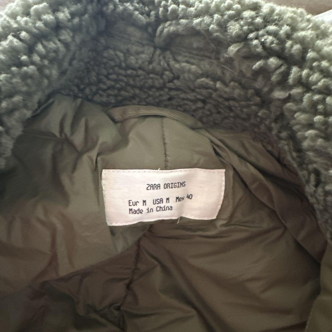 Zara オリーブグリーン MA-1ジャケット Mサイズ