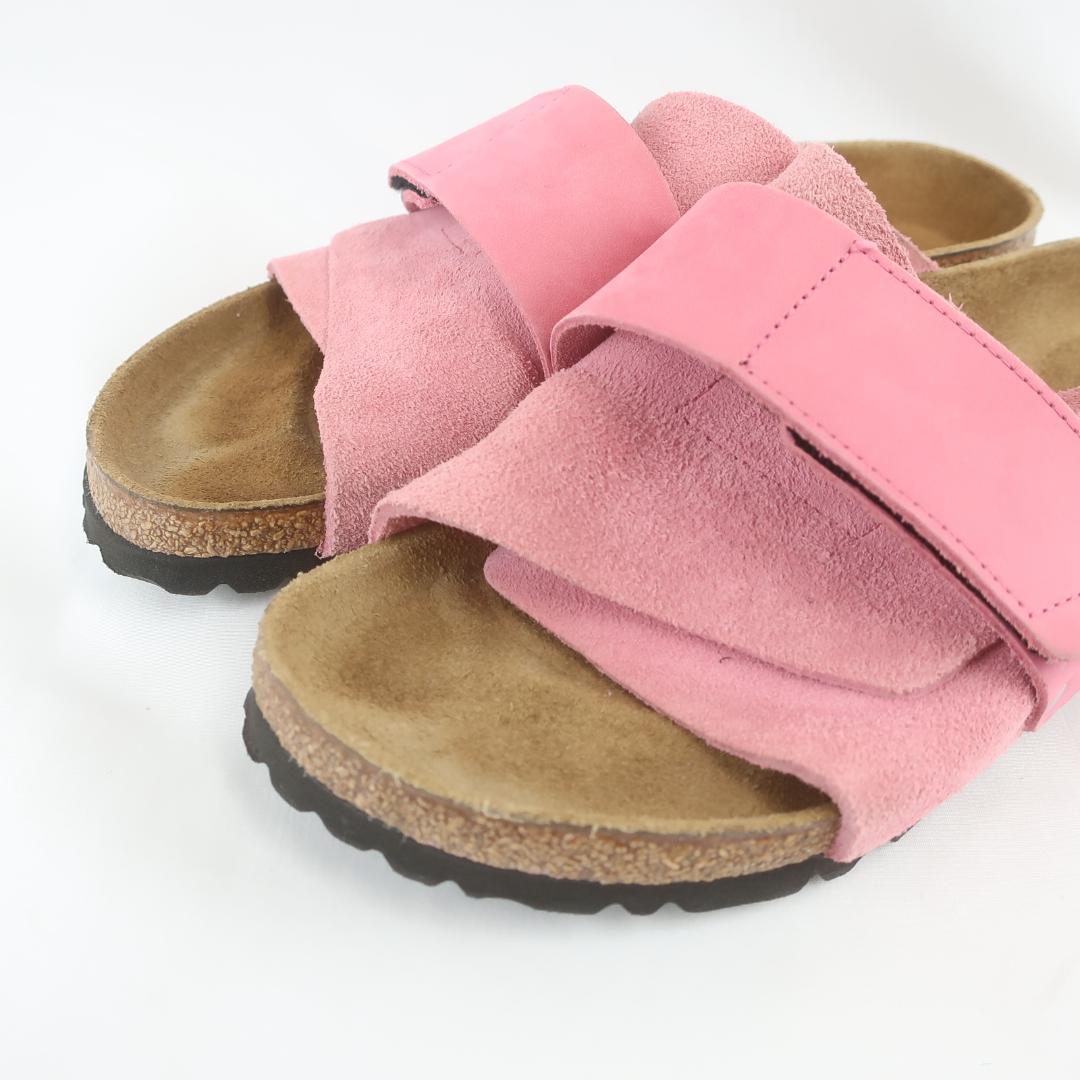 ドイツ製 BIRKENSTOCK KYOTO 本革 スエード レザー サンダル