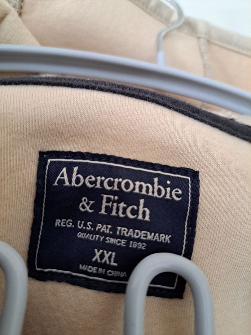 Abercrombie & Fitch フリースジャケット XXL ベージュ