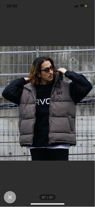 新品 RVCA ルーカ  ダウンベスト