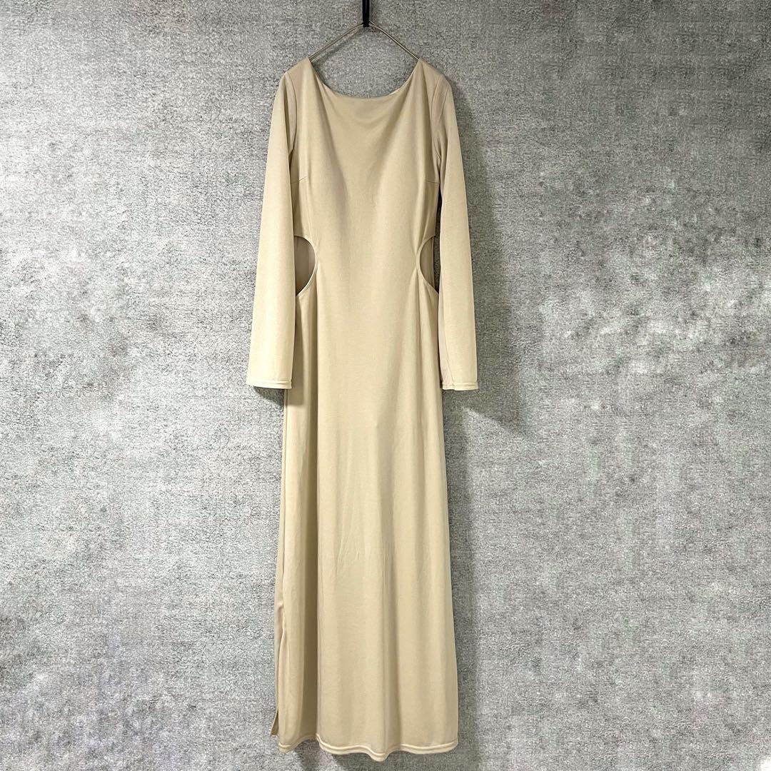 新品 ROSARY MOON Side Open Jersey Dress