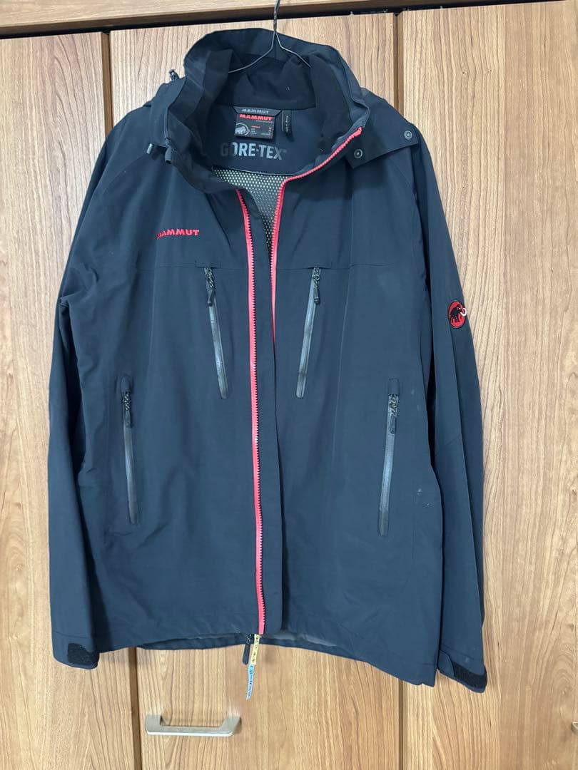 クリーニング済 Mammut GORE-TEX 黒ジャケット LサイズL MAMMUT