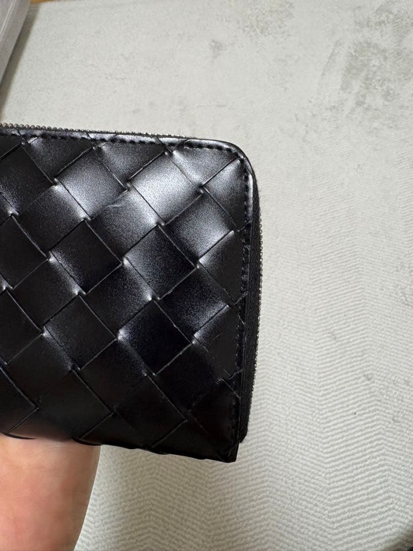 Bottega Veneta ブラックレザー長財布 Bottega Veneta ブラックレザー長財布