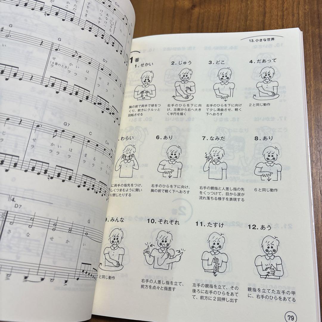 手あそび感覚で表現する 手話によるメッセージソング ベスト25