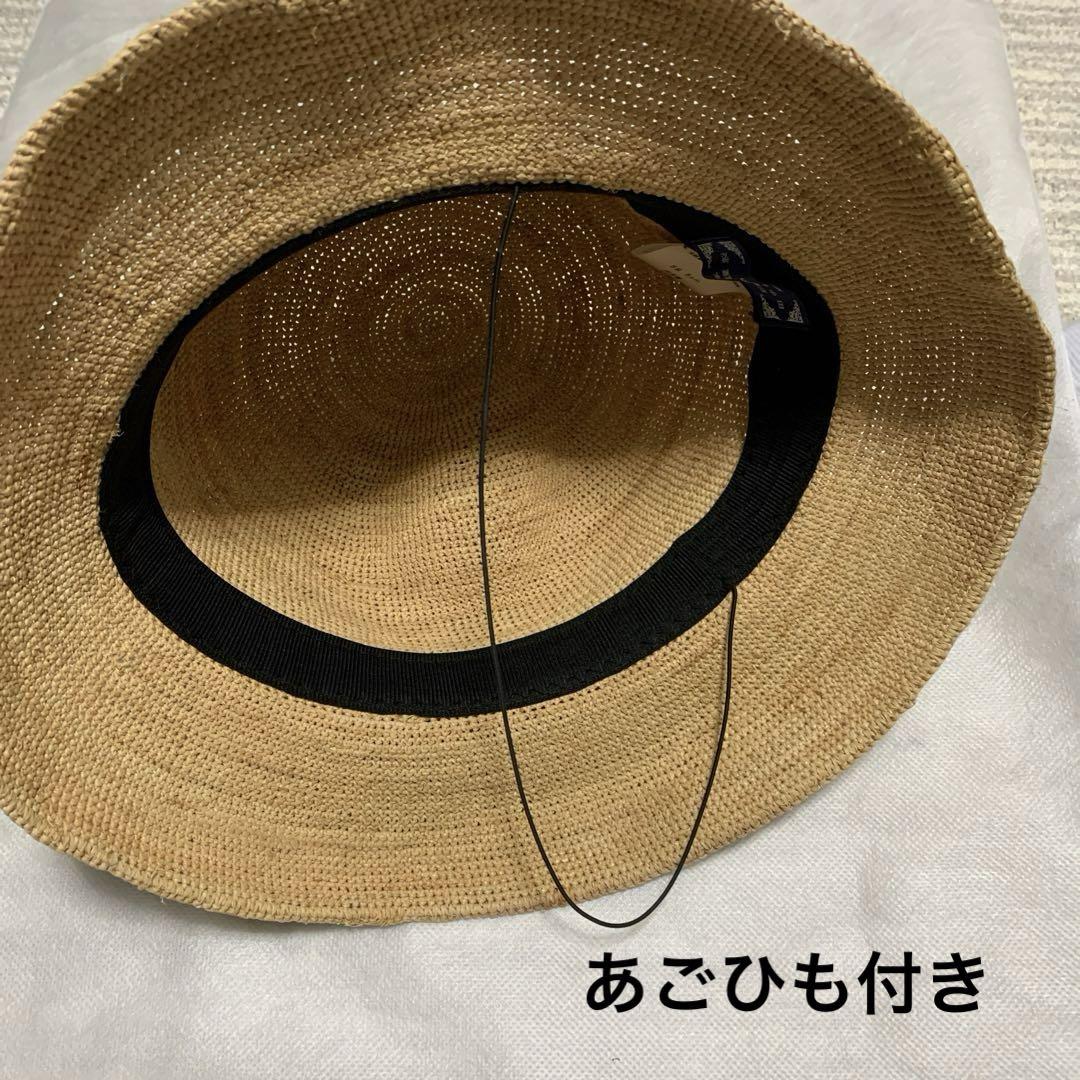 ◼️美品★田中帽子店「Gina（ジーナ）」ナチュラル×ピンク色