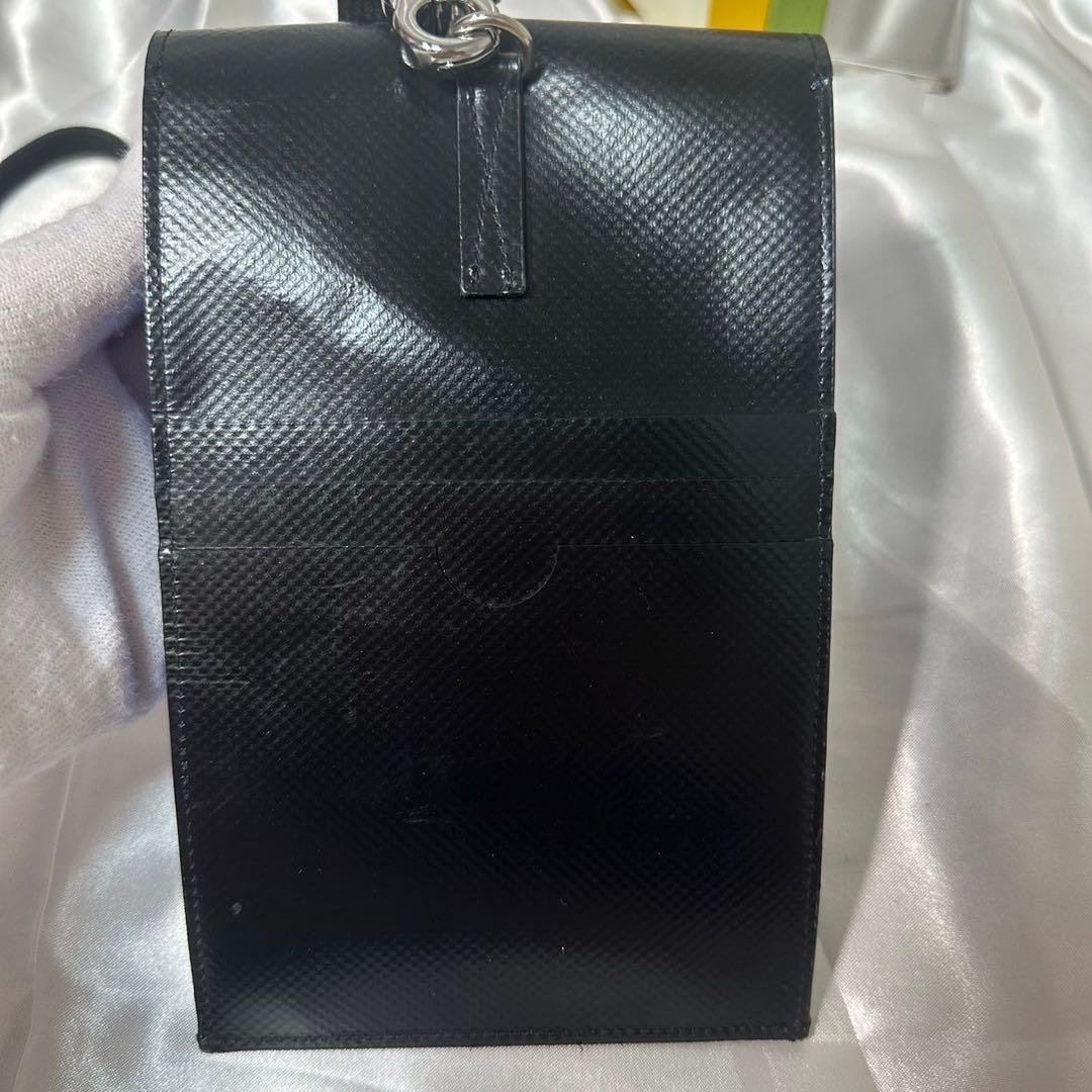 【美品】MARNI マルニ　PVC バイカラー フォンケース ネックポーチ