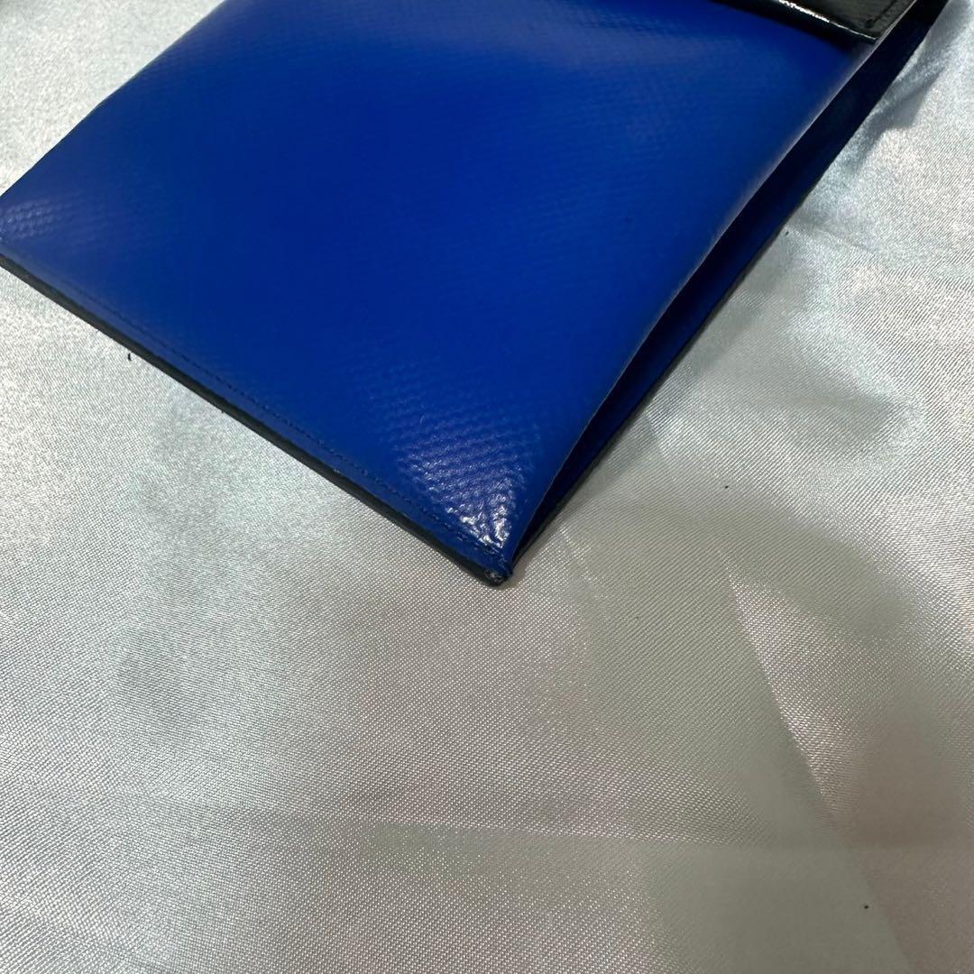 【美品】MARNI マルニ　PVC バイカラー フォンケース ネックポーチ