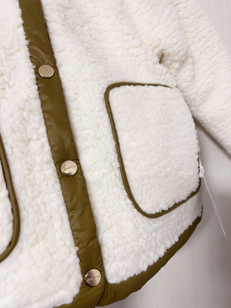 【新品】jacadi PACEY - リバーシブルシェルパジャケット　4A