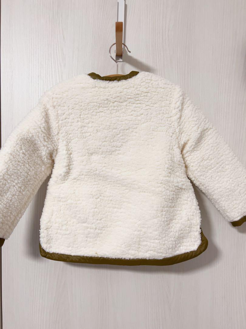 【新品】jacadi PACEY - リバーシブルシェルパジャケット　4A