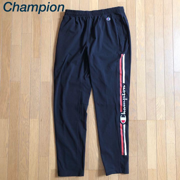 Champion チャンピオン サイドロゴ ロングパンツ C3-QSF01