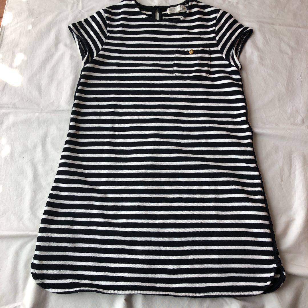 メルカリ ワンピース Zara白黒ボーダー 150 ザラ 1 500 中古や未使用のフリマ
