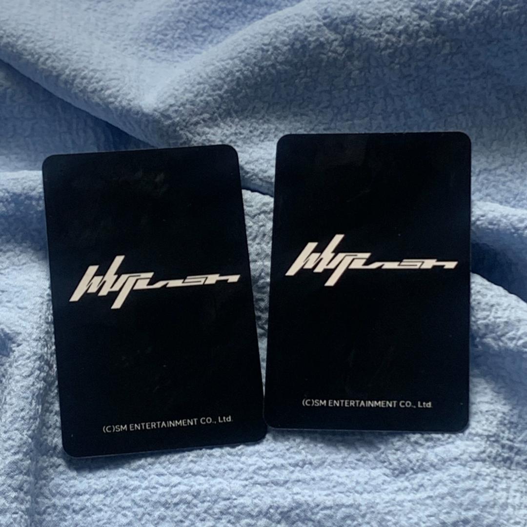 【メーカー再生品】 上海 中華特典 whiplash aespa トレカ 2枚 POPUP K-POP・アジア