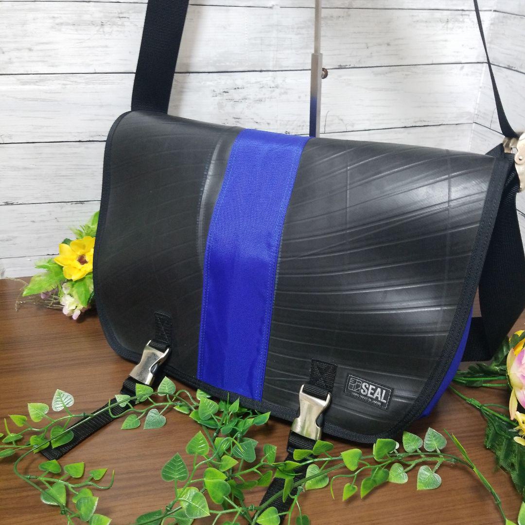 SEAL シール　メッセンジャーバッグ　メンズ　レディース　バッグ　美品
