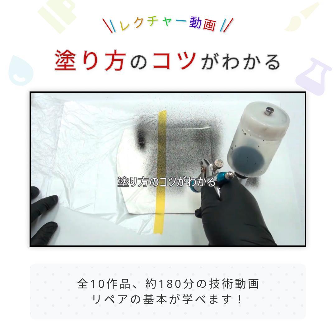 【未使用】革リペア｜顔料｜パテ｜レクチャー動画付き｜ クイックソフト フルセット