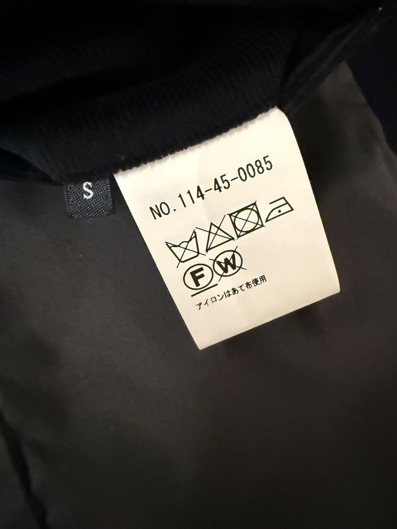 SHIPS スーパー140'S 100%WOOL メルトン シングル ピーコート