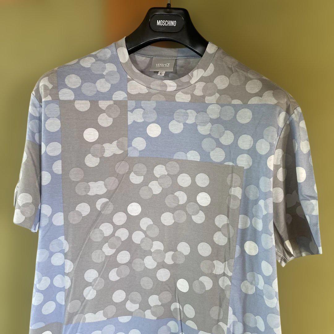 VERSACE 水玉模様 Tシャツ L