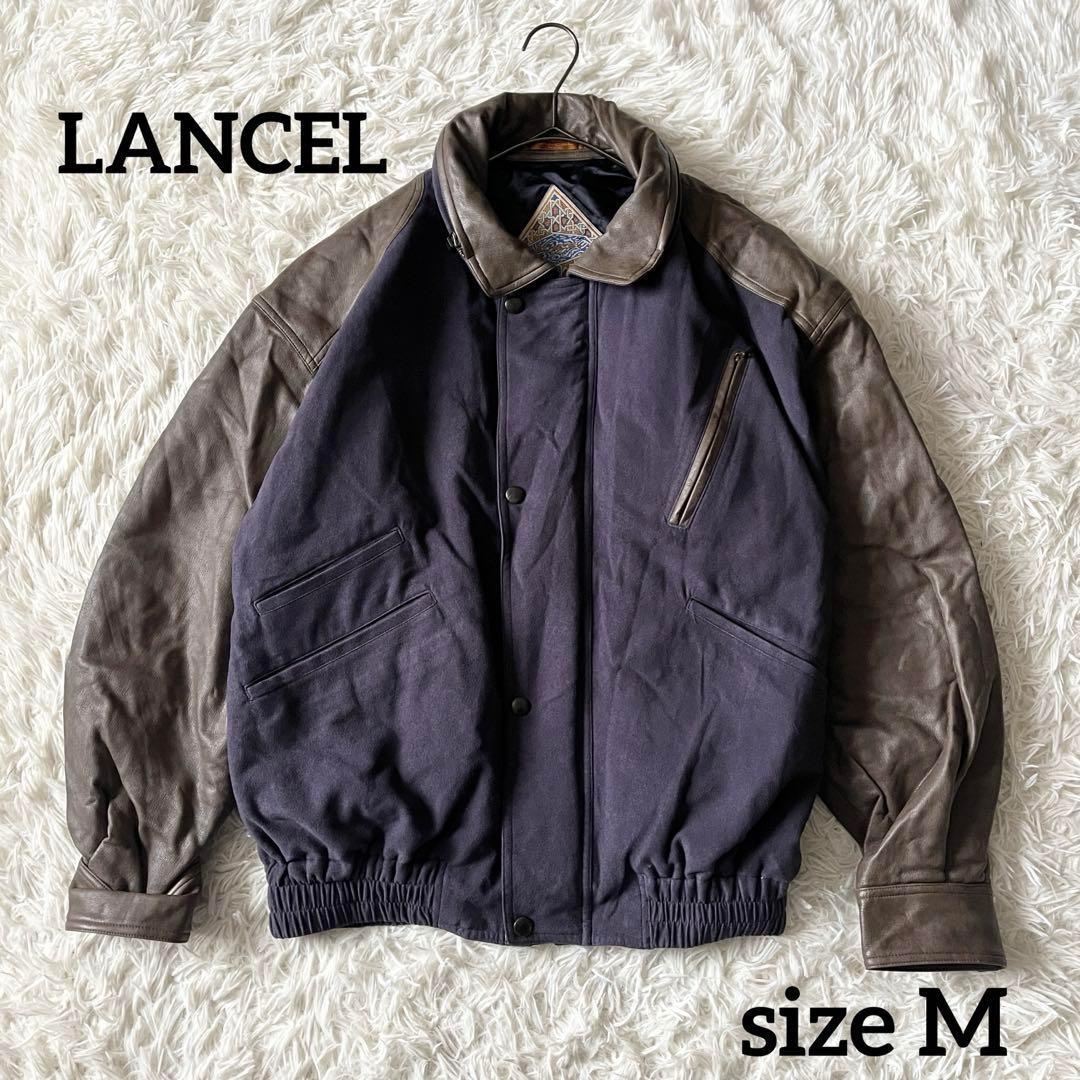 LANCEL ランセル　ヴィンテージ　ブルゾン　ジャンパー ファー襟　L 2025年最新LANCEL レディース ジャンパー・ブルゾンの人気アイテム