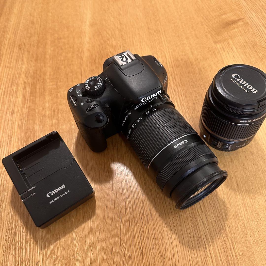 Canon EOS Kiss x4 ダブルレンズ レンズ 一眼 デジカメ