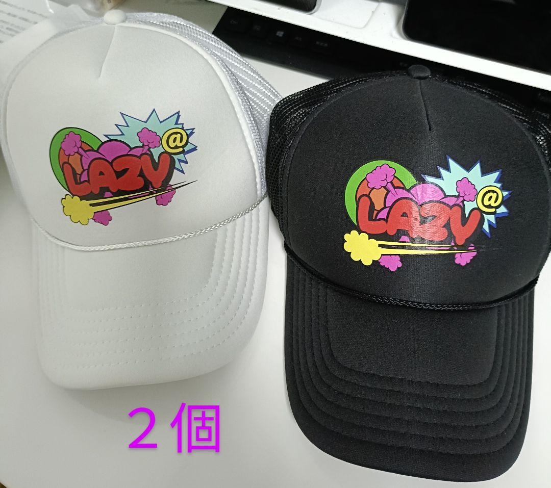 ２個 Lazy god 佐々木憂流迦 ベースボールキャップ 帽子 ハットキャップ