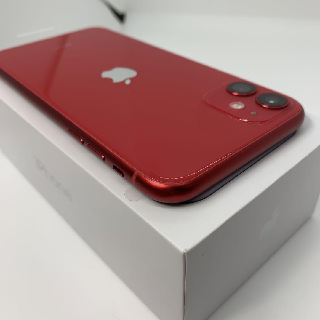 未使用　iPhone 11 (PRODUCT)RED 128 GB SIMフリー