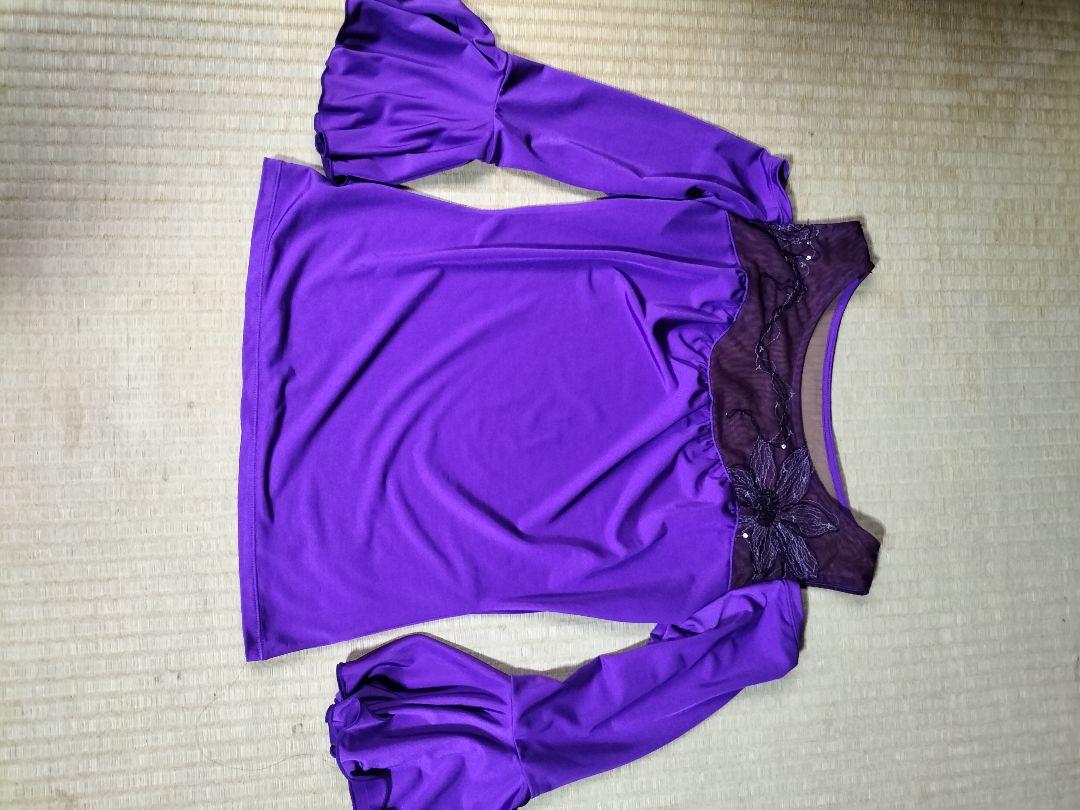 専用です！チャコット　社交ダンス　トップス M チャコット 社交ダンス トップス ストライプ M 紺地 - メルカリ