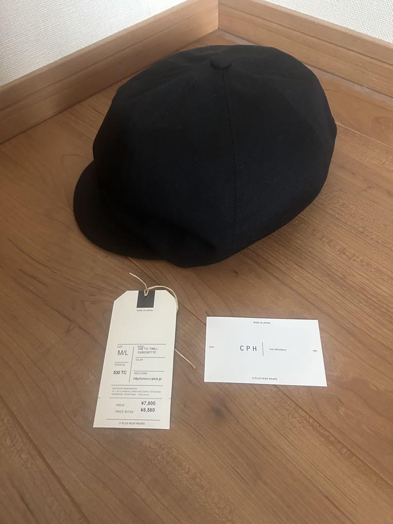 CPH 530TC TWILL CASQUETTE / BLACK M/L 帽子