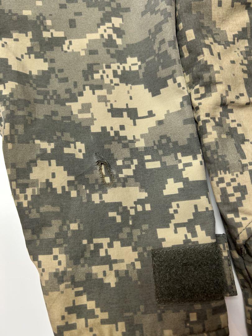 米軍実物 ミリタリーナイロンジャケット デジタルカモ フード