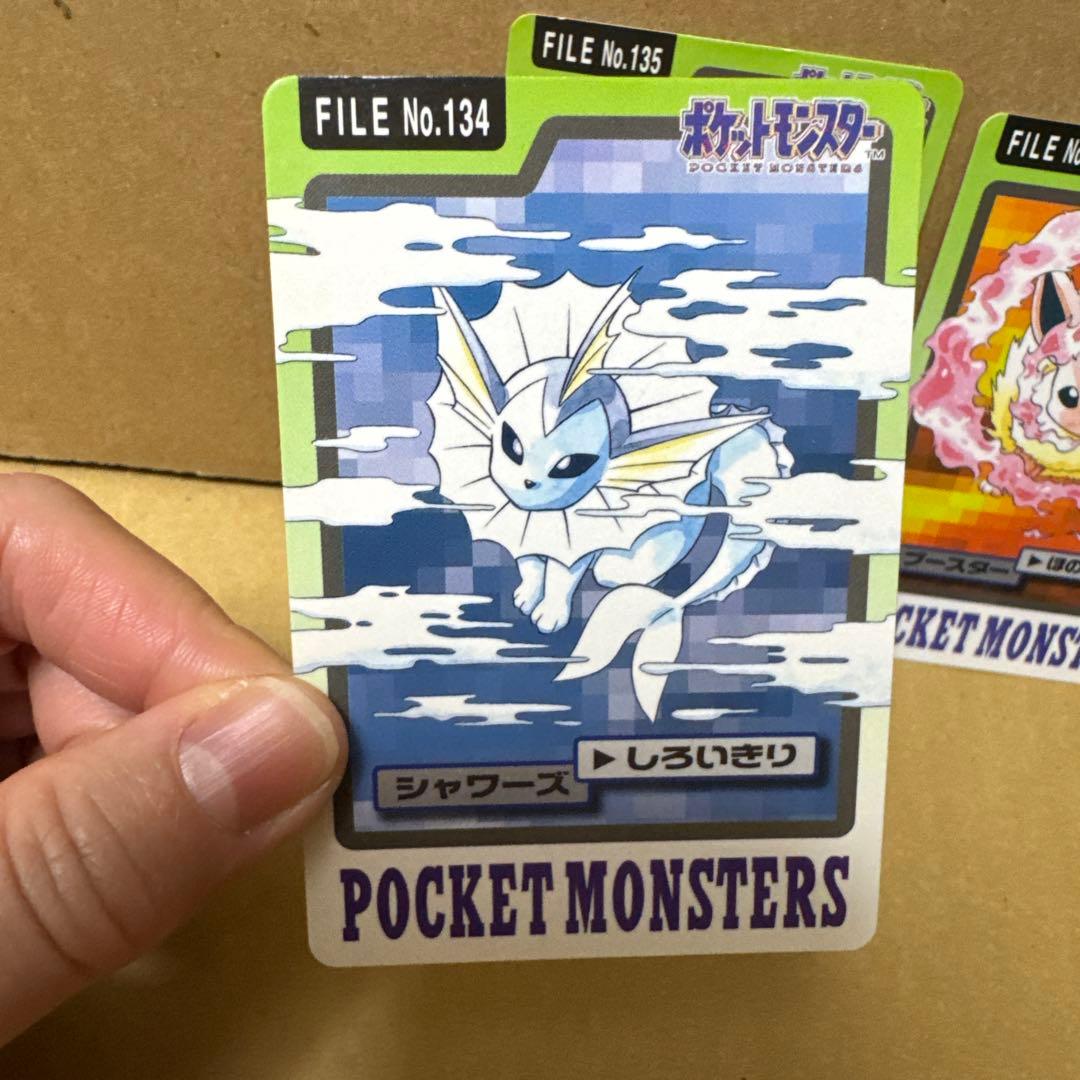 シャワーズ サンダース ブースター 旧裏 カードダス ポケモンカード